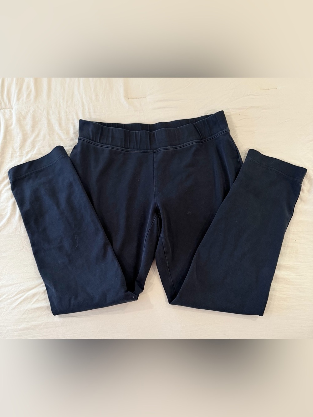 Lands' End Women’s Black Stretch Pull-On Leggings